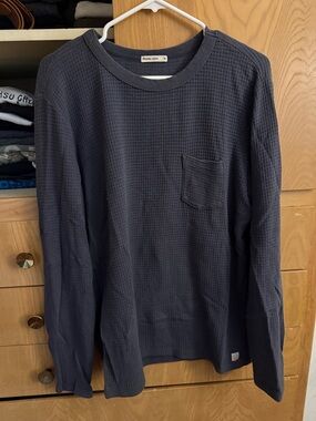 Marine layer box waffle shirt